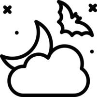 nube icono símbolo vector imagen