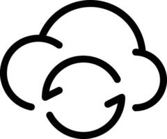 Cloud icon symbol vector image