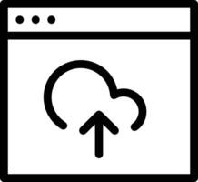 Cloud icon symbol vector image