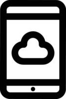 Cloud icon symbol vector image