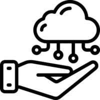 Cloud icon symbol vector image