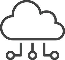 Cloud icon symbol vector image