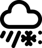 nube icono símbolo vector imagen