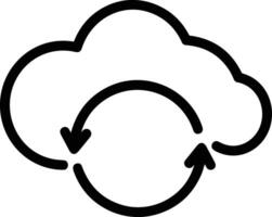 Cloud icon symbol vector image