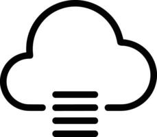 Cloud icon symbol vector image. Illustration of the hosting storage design image