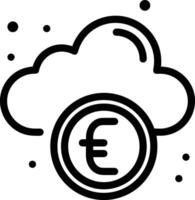 Cloud icon symbol vector image