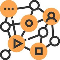 Cloud icon symbol vector image. Illustration of the hosting storage design image