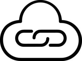 Cloud icon symbol vector image. Illustration of the hosting storage design image