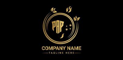 PAP, PAP letter, PAP Initials, PAP circle, PAP Flat, PAP business, PAP brand, PAP Luxury, PAP Brand, PAP Abstract, PAP Corporate, PAP Identity, PAP round, PAP simple, PAP element, PAP circle, vector
