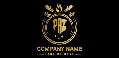 PAZ, PAZ letter, PAZ Initials, PAZ circle, PAZ Flat, PAZ business, PAZ brand, PAZ Luxury, PAZ Brand, PAZ Abstract, PAZ Corporate, PAZ Identity, PAZ round, PAZ simple, PAZ element, PAZ circle, vector