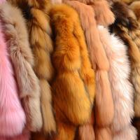 AI generated Luxury fluffy fashion jacket fuzz peach colorful coats photo
