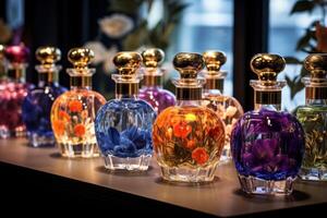AI generated Fragrant Luxury perfume. Generate Ai photo
