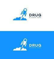 drug logo Icon Brand Identity Sign Symbol Template vector