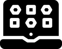 this icon or logo game icon or other where everything related to game, the tools and others or design application software vector