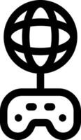 this icon or logo game icon or other where everything related to game, the tools and others or design application software vector