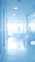 AI generated Photo Muted Medical Scene Stock Photo Essential, medical background blur Vertical Mobile Wallpaper