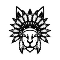 Rabbit Apache Outline Version vector