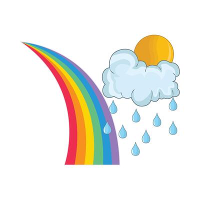 illustration of rainbow