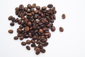 Coffee beans. Isolated on white background photo