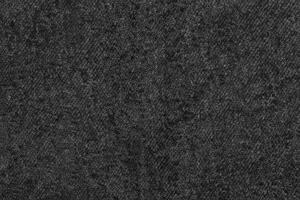 Cozy Knitted Wool Texture, Natural Black with Dark Gray Woven Cotton Canvas Background. photo