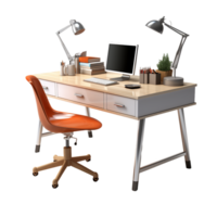 AI generated Desk, Desk png, Desk Transparent Background png