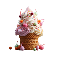 AI generated Ice cream, Ice cream png