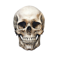 ai généré crâne, crâne png, crâne avec transparent Contexte png