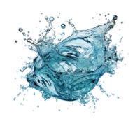 ai generado agua chapoteo, agua chapoteo png, agua chapoteo con transparente antecedentes png