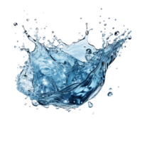 ai generiert Wasser Spritzen, Wasser Spritzen png, Wasser Spritzen mit transparent Hintergrund png