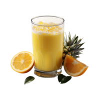 AI generated Juice Glass, Juice Glass Png, Juice Glass With Transparent Background png