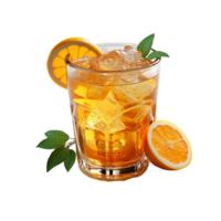 ai generato succo bicchiere, succo bicchiere png, succo bicchiere con trasparente sfondo png