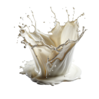 ai generado Leche chapoteo, Leche chapoteo png, Leche chapoteo con transparente antecedentes png