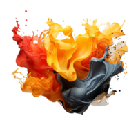 AI generated Ink Splash, Ink Splash Png, Ink Splash With Transparent Background png