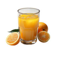 ai generato succo bicchiere, succo bicchiere png, succo bicchiere con trasparente sfondo png