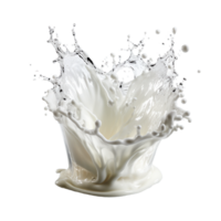 AI generated Milk Splash, Milk Splash Png, Milk Splash With Transparent Background png