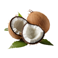 AI generated Coconut Fruit, Coconut Fruit Png, Coconut Fruit With Transparent Background png