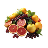 AI generated Fruit, Fruit Png, Fruit With Transparent Background png