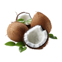 AI generated Coconut Fruit, Coconut Fruit Png, Coconut Fruit With Transparent Background png
