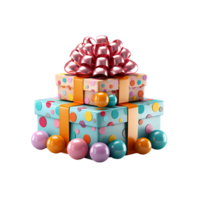 AI generated Birthday Gift, Birthday Gift Png, Birthday Gift With Transparent Background png