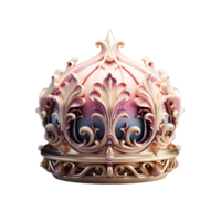 AI generated Crown, Crown soft lighting soft pastel png