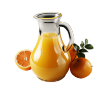 ai generato succo brocca, succo brocca png, succo brocca con trasparente sfondo png