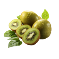 ai gegenereerd kiwi fruit, kiwi fruit png, kiwi fruit met transparant achtergrond png