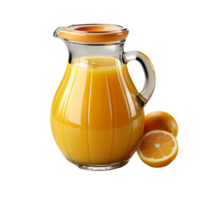 ai generiert Saft Krug, Saft Krug png, Saft Krug mit transparent Hintergrund png