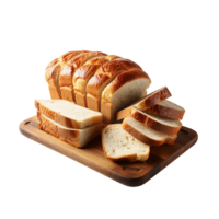 ai gerado fatiado pão, fatiado pão png, fatiado pão com transparente fundo png