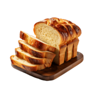 ai generiert geschnitten brot, geschnitten Brot png, geschnitten Brot mit transparent Hintergrund png