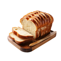 ai generiert geschnitten brot, geschnitten Brot png, geschnitten Brot mit transparent Hintergrund png