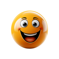 ai generado sonriente cara emojis, sonriente cara emoji png, sonriente cara emoji con transparente antecedentes png