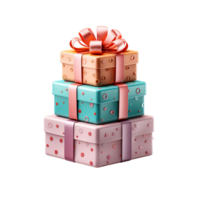 AI generated Birthday Gift, Birthday Gift Png, Birthday Gift With Transparent Background png