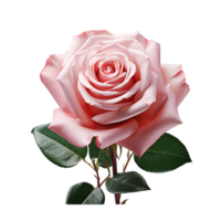 ai généré rose, Rose png, Rose rouge fleur png, Rose avec transparent Contexte png