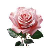 ai generiert Rose, Rose png, Rose rot Blume png, Rose mit transparent Hintergrund png